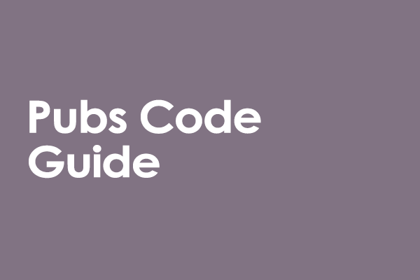Pubs Code Guide